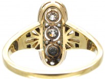 Emerald & Diamond Art Deco Ring