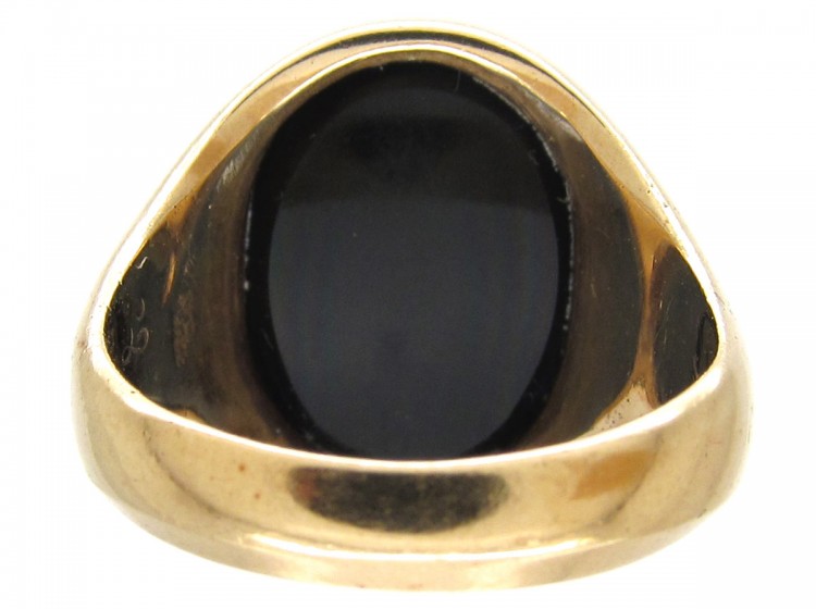 Sardonyx Intaglio Signet Ring