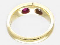 Ruby & Diamond 18ct Gold Ring