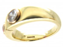 Ruby & Diamond 18ct Gold Ring