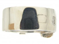 Victorian Wide Silver Buckle Ring