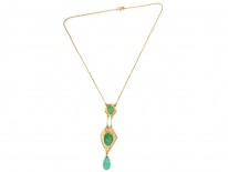 Murrle Bennett 15ct Gold & Jade Necklace