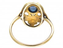 Art Nouveau 18ct Gold & Sapphire Ring
