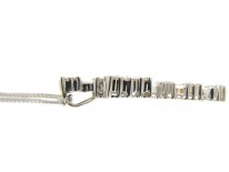 Diamond & 18ct White Gold Cross
