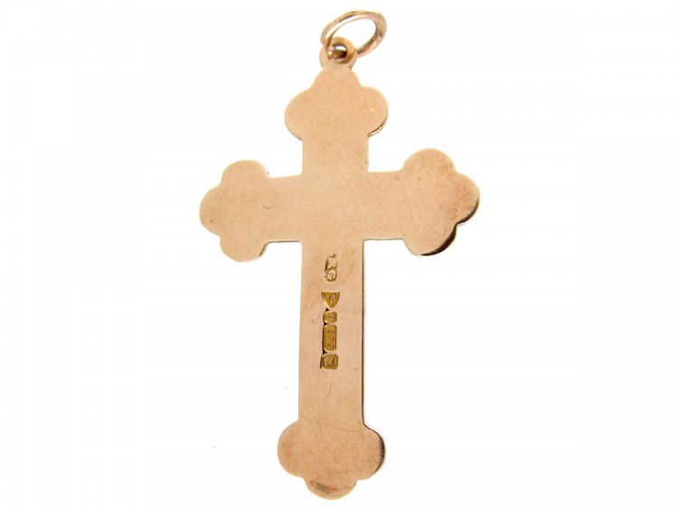 9ct Gold Edwardian Cross