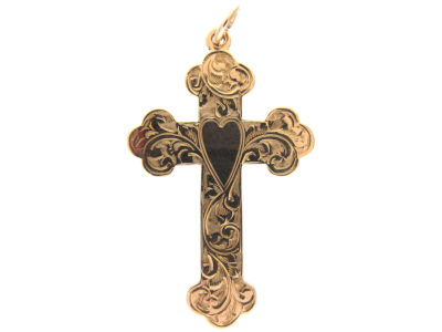9ct Gold Edwardian Cross