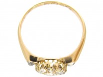 Victorian 18ct Gold & Diamond Cluster Ring