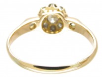 Victorian 18ct Gold & Diamond Cluster Ring