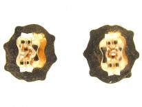 Gold & Enamel Ladybird Earrings