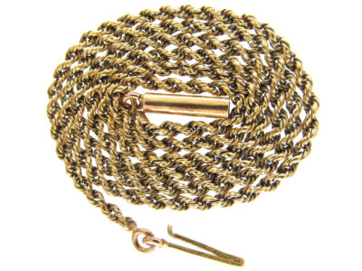 Victorian 9ct Gold Prince of Wales Twist Chain