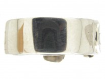 Victorian Wide Silver Buckle Ring