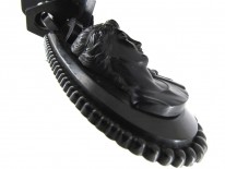 Vulcanite Victorian Cameo Necklace