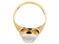 Edwardian Moonstone Gold Ring