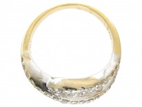 18ct Gold Diamond Twist Ring
