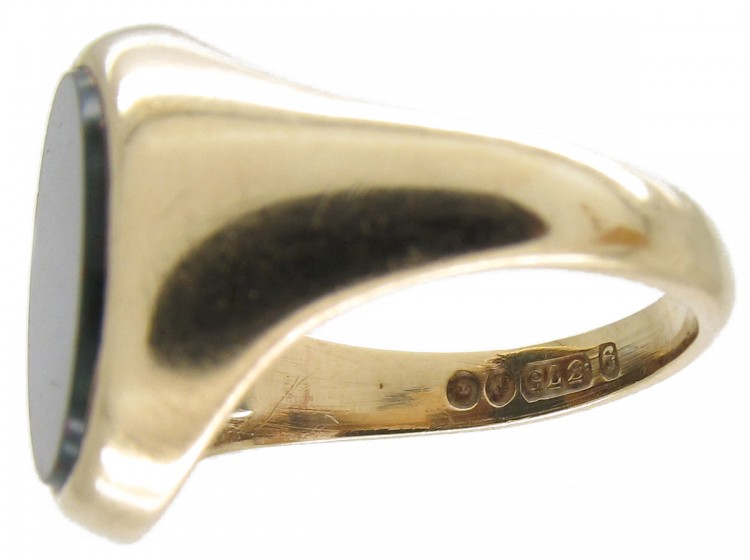 9ct & Bloodstone Signet Ring