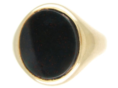 9ct & Bloodstone Signet Ring