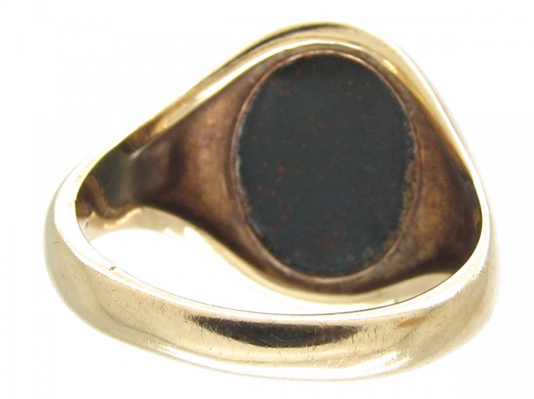 9ct & Bloodstone Signet Ring
