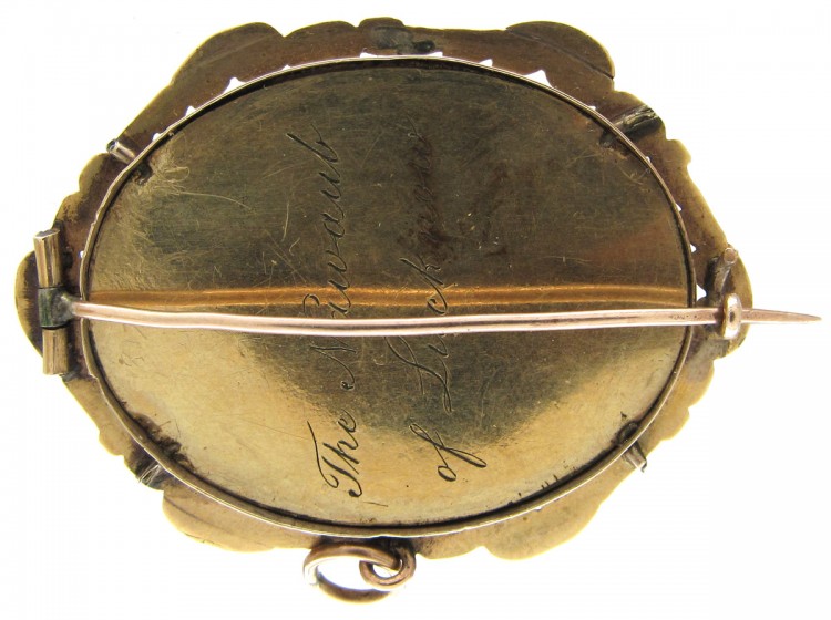 15ct Gold Nawab of Lucknau Portrait Brooch