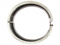 Victorian Engraved Silver Bangle