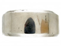 Victorian Engraved Silver Bangle