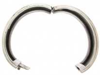 Victorian Engraved Silver Bangle
