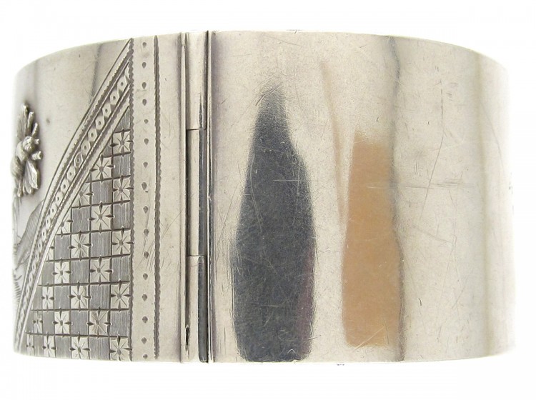 Victorian Silver & Gold Bangle