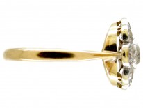 Edwardian Daisy Diamond Cluster Ring