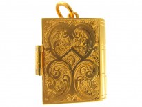 Victorian 18ct Gold Book Locket
