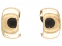 9ct Gold Half Hoop Earrings