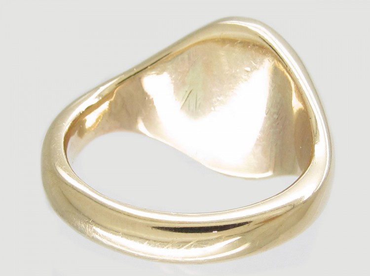Bear's Head 9ct Gold Signet Ring