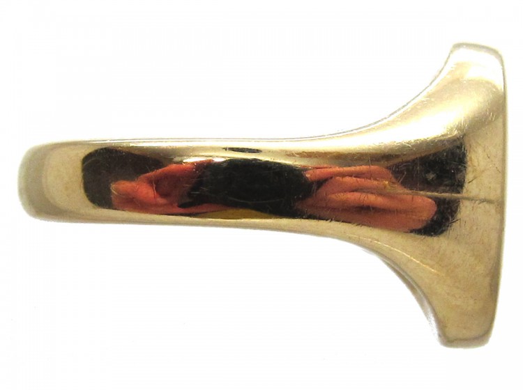 Bear's Head 9ct Gold Signet Ring