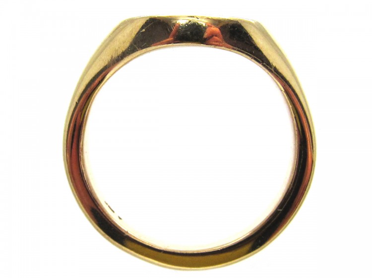 Bear's Head 9ct Gold Signet Ring
