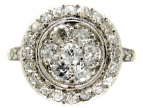 Art Deco Diamond Cluster Ring