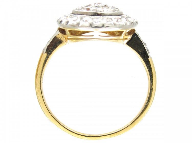 Art Deco Diamond Cluster Ring