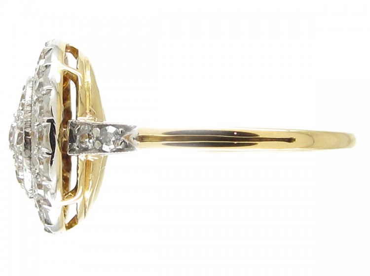 Art Deco Diamond Cluster Ring