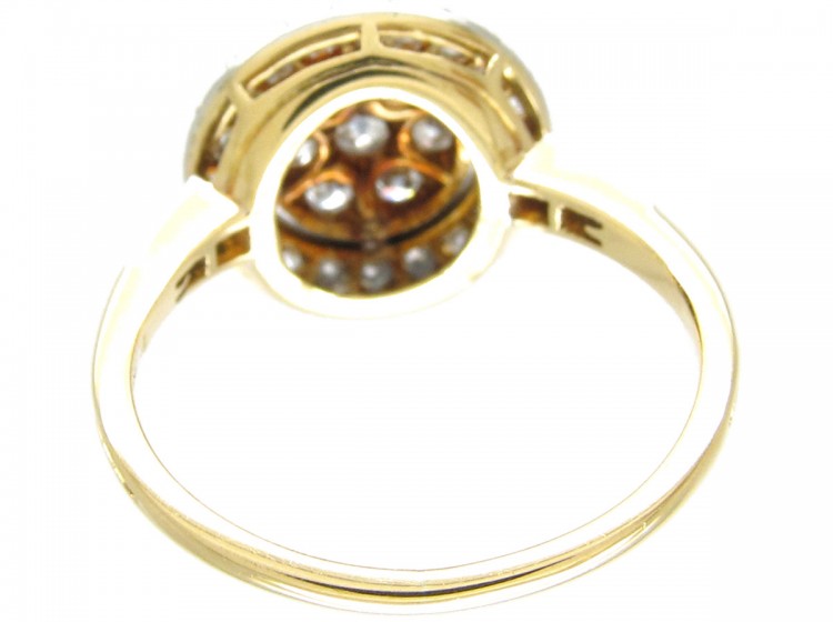 Art Deco Diamond Cluster Ring