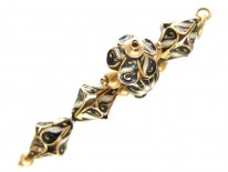 Gold Swiss Enamel Regency Cross