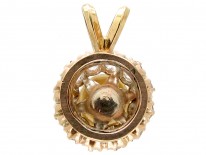 Pearl & Diamond Cluster Pendant