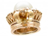 Pearl & Diamond Cluster Pendant