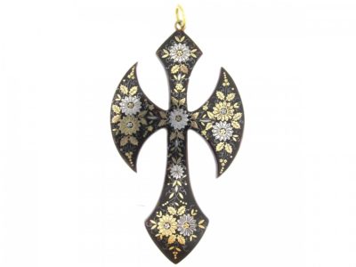 Tortoiseshell Pique Cross