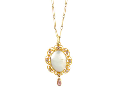 15ct Gold Pendant on Chain by Murrle Bennett