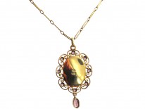 15ct Gold Pendant on Chain by Murrle Bennett