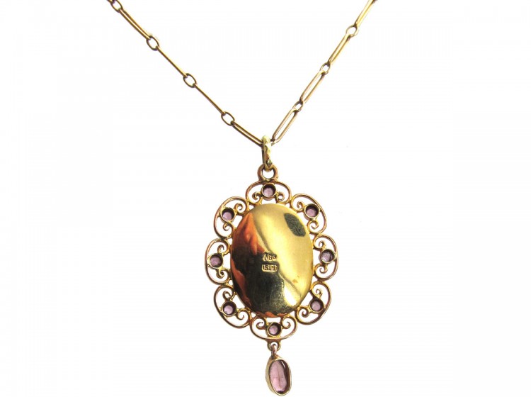 15ct Gold Pendant on Chain by Murrle Bennett