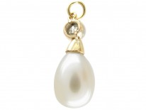 Pearl & Diamond Renaissance Style Pendant