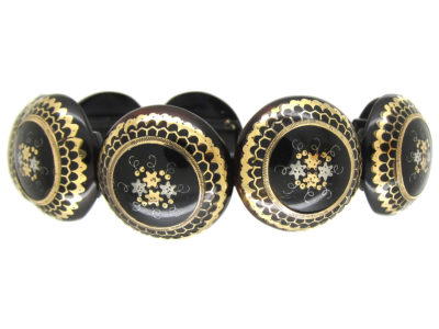 Victorian Tortoiseshell Piqué Bracelet