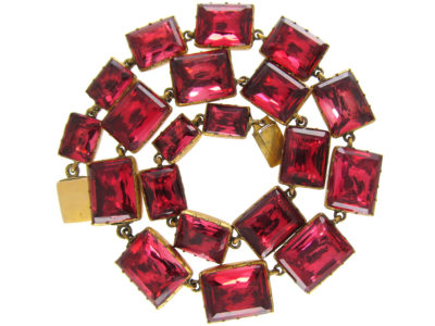 Georgian Pink Paste Collar