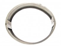 Victorian Silver Bangle with Gold Overlay