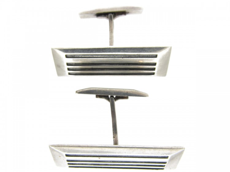 Silver Norwegian Cufflinks by Toni Wigeland