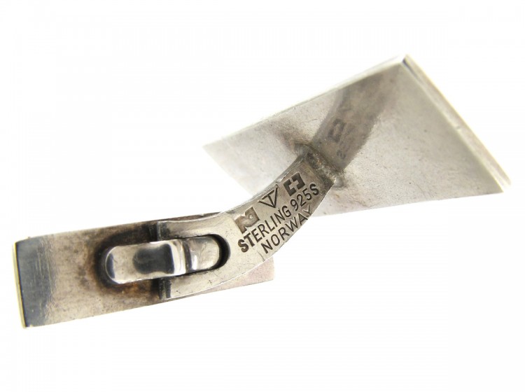 Silver Norwegian Cufflinks by Toni Wigeland