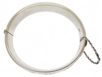 Silver & Gold Overlay Maple Leaf Bangle